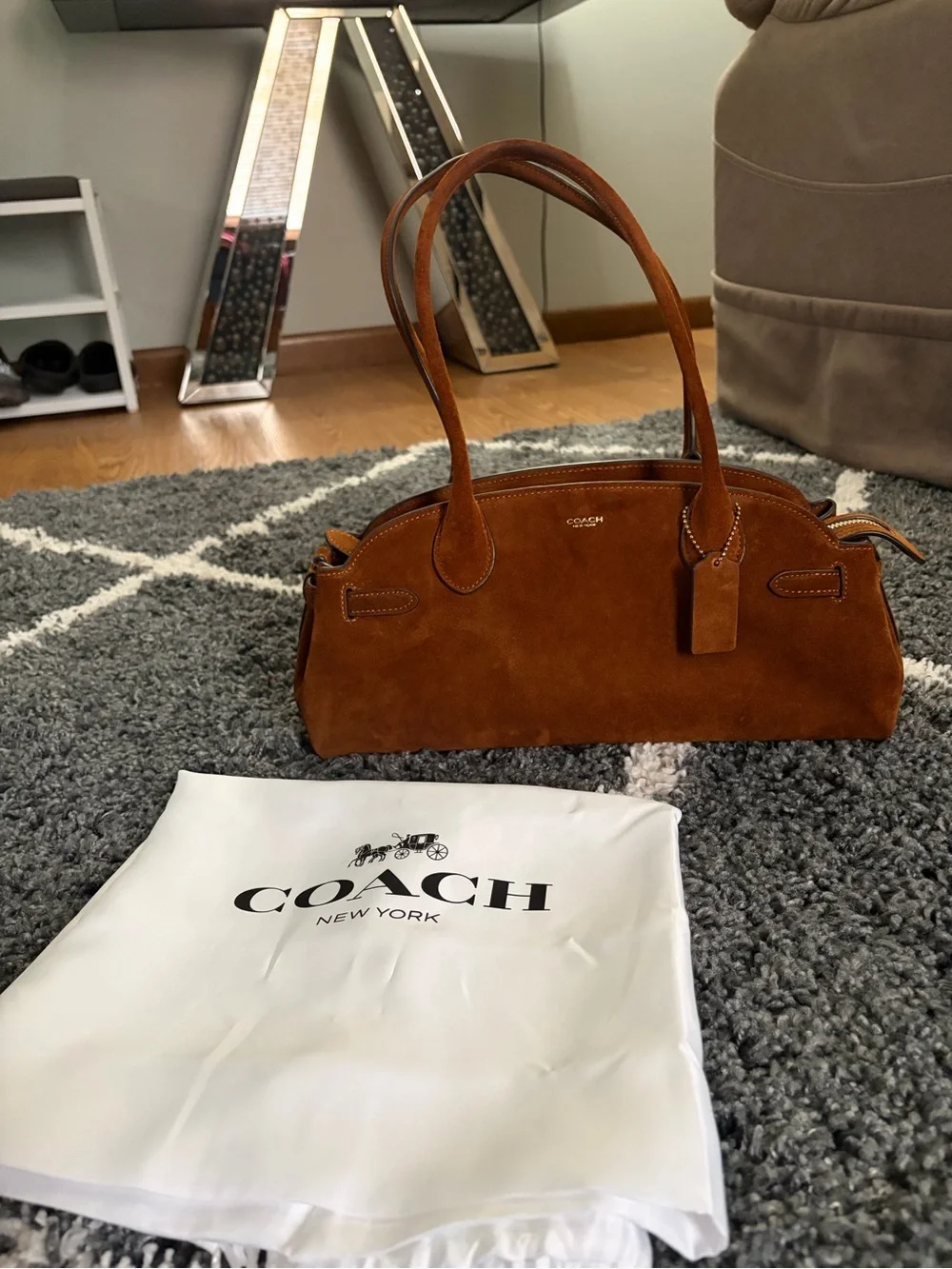 Coach empire carryall 34Shoulder Bag in Rich Brown - Picture 2 of 3
